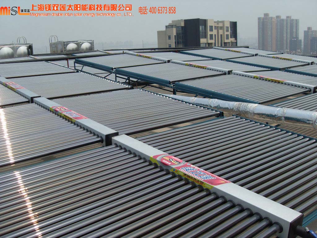 太陽能熱水器工程圖片